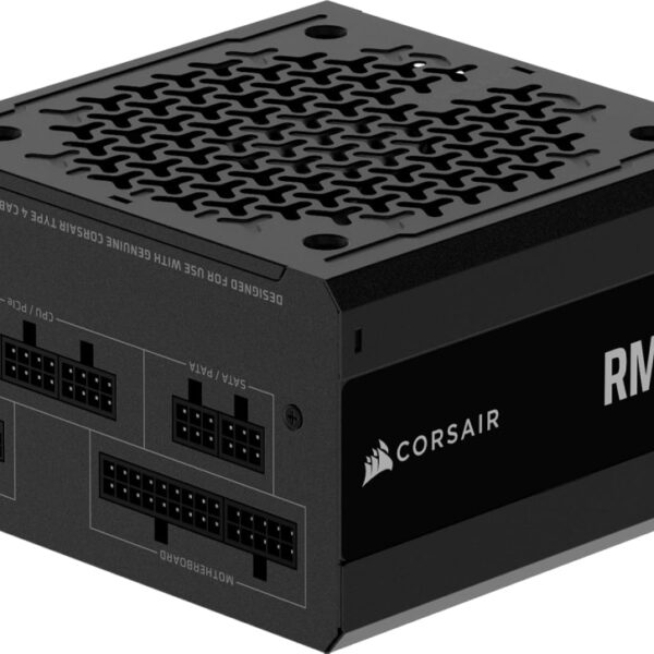 CORSAIR RM750e (2025) Fully Modular Low-Noise ATX Power Supply with 12V-2x6 Cable – ATX 3.1 & PCIe 5.1 Compliant, Cybenetics Gold Efficiency, 105°C-Rated Capacitors, Modern Standby Mode – Black