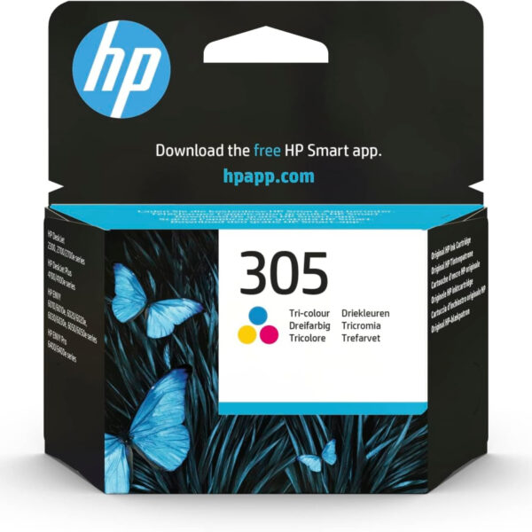 HP 3YM60AE 305 Original Ink Cartridge, Tri-Colour, Single Pack