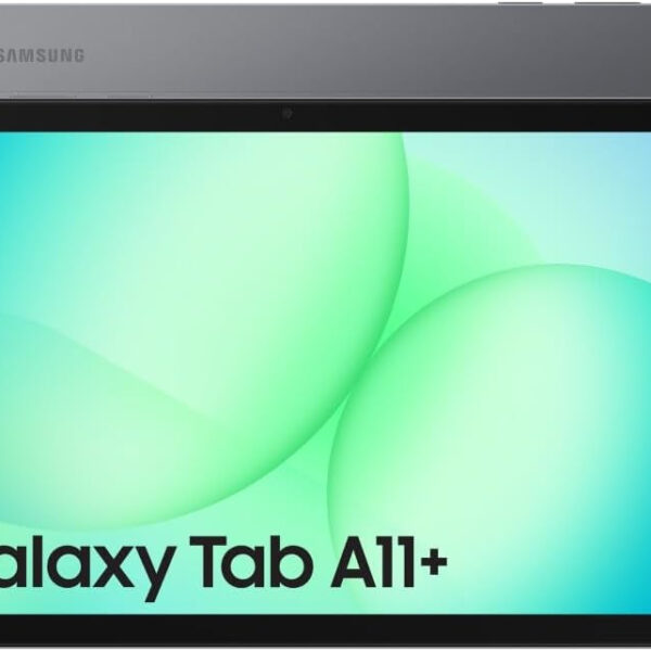 Samsung Galaxy Tab A11+, Android Tablet, AI Features, Sleek and Modern Design, 11 Inch 90Hz Display, 128GB Storage, 6GB Memory, With Dolby Quad Speakers, Grey, 3 Year Extended Warranty (UK Version)