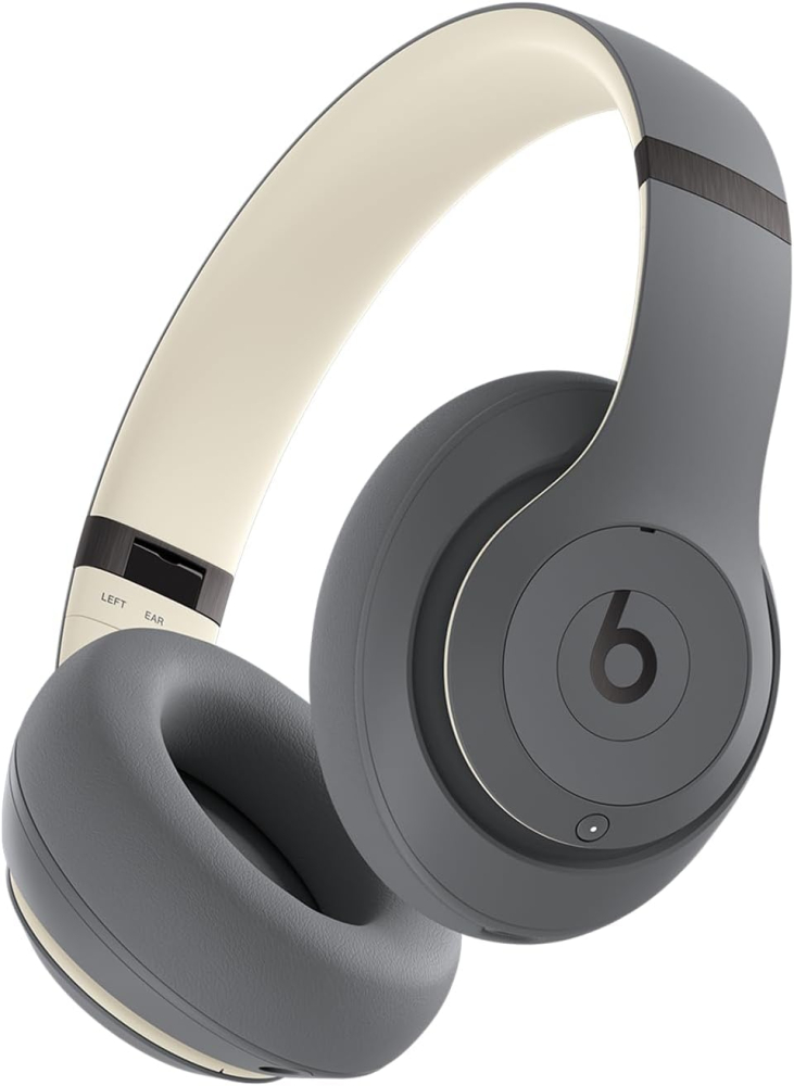 Beats Studio Pro – Wireless Bluetooth Noise Cancelling Headphones, Personalised Spatial Audio, USBC Lossless Audio, Apple & Android Compatibility, Up to 40 Hours Battery Life – Sand Grey
