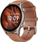 Amazfit GTR 3 Pro Smart Watch with 1.45” AMOLED Display, Heart Rate, Sleep, Stress, SpO2 Monitoring, Sports Watch with 150+ Sports Modes, GPS, Bluetooth Calls, Music Control, Alexa Built-in, Brown