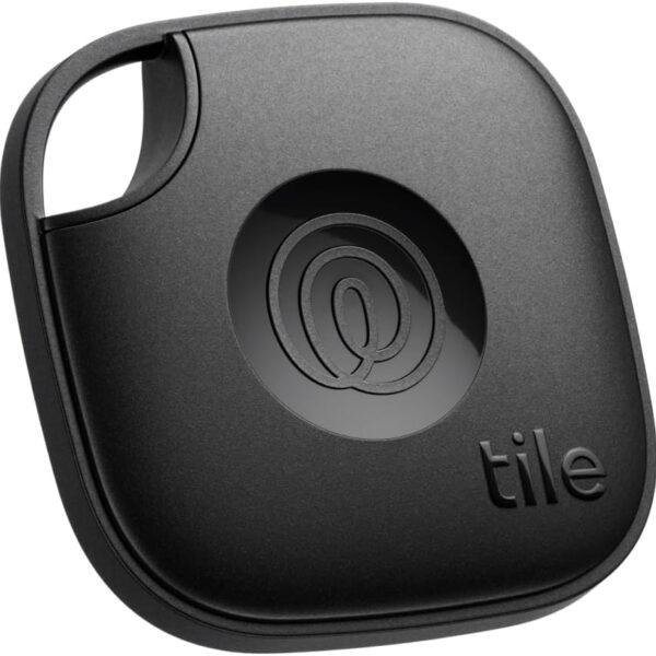 Tile by Life360 Mate - Bluetooth Tracker, Keys Finder and Item Locator for Keys, Bags and More, Phone Finder, Both iOS and Android Compatible, Pack of 1 (Black)