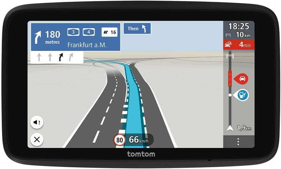 TomTom Car Sat Nav GO Classic 2nd (6 inch, with Traffic information, speed cam alert trial, Europe Map updates included, updates via WiFi, Moving Lane Guidance, integrated reversible mount)