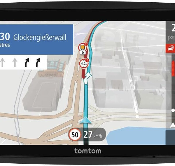 TomTom Truck Sat Nav GO Professional 2nd generation (6" Capacitive Touchscreen with Europe Maps and Real-Time Traffic Information, Designed for Truck, Lorry, Coach, Bus and Large Vehicles)