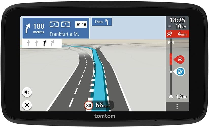 TomTom Car Sat Nav GO Classic 2nd (5 inch, with Traffic information, speed cam alert trial, Europe Map updates included, updates via WiFi, Moving Lane Guidance, integrated reversible mount)