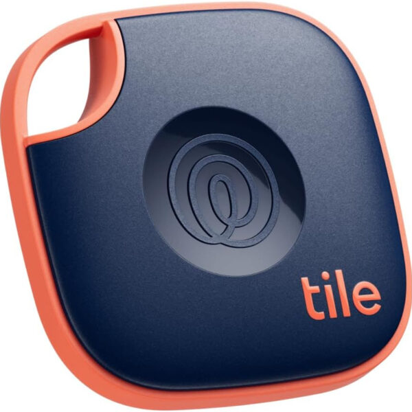 Tile by Life360 Mate - Bluetooth Tracker, Keys Finder and Item Locator for Keys, Bags and More. Phone Finder. Both iOS and Android Compatible. 1-Pack (Navy Blaze)