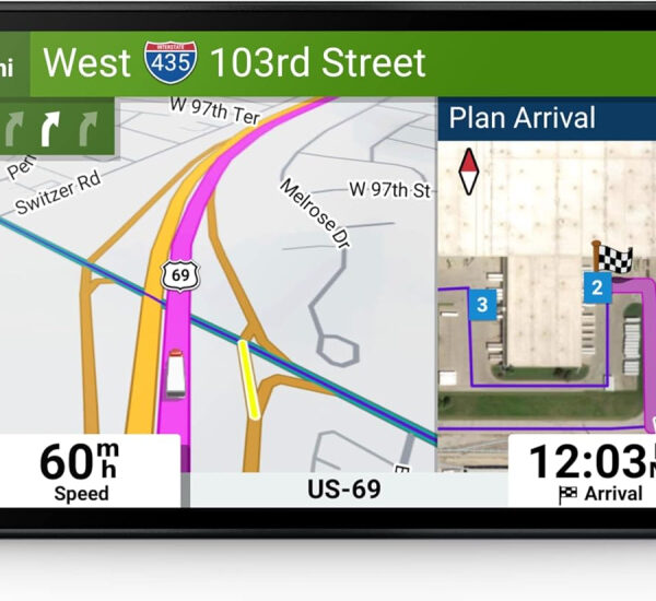 Garmin dēzl LGV610, HGV Truck GPS Sat Nav, 6" display, Custom Truck Routing, Birdseye Direct Satellite Imagery, Route Overview, HGV Parking, Truck & Trailer Services feature, EU maps,Live Traffic