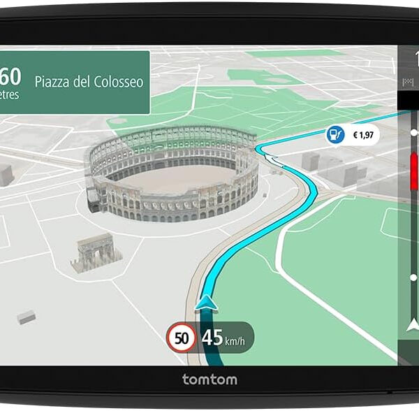 TomTom Car Sat Nav GO Superior (7 Inch, with Traffic Congestion and Speed Cam Alerts thanks to TomTom Traffic, World Maps, Quick-Updates via WiFi, Fuel Prices, Click-Drive Mount) - NEW SOFTWARE