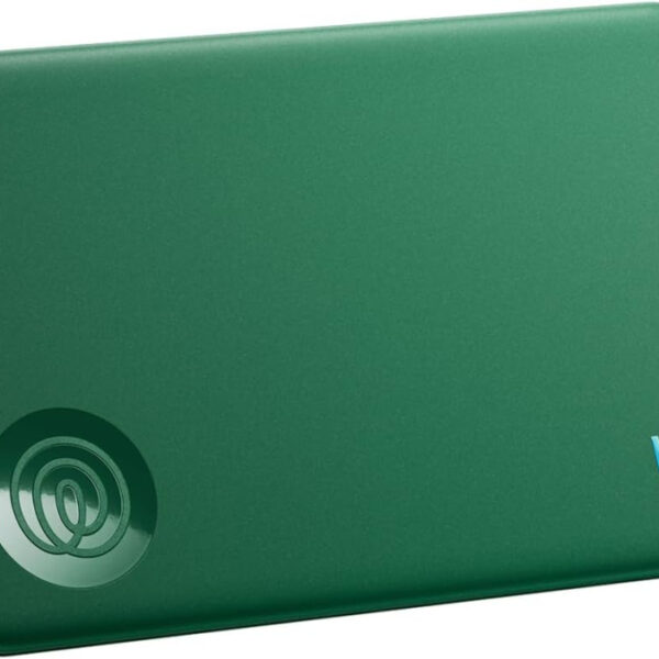 Tile by Life360 Slim - Wallet Finder, Bluetooth Tracker and Item Locator for Luggage Tags, Passports and More. Both iOS and Android Compatible. Phone Finder. 1-Pack (Green Surf)