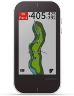 Garmin Approach G80, All-in-One Premium GPS Golf Handheld with Integrated Launch Monitor, 3.5" Touchscreen, Black/White