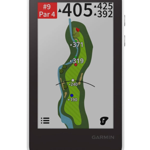 Garmin Approach G80, All-in-One Premium GPS Golf Handheld with Integrated Launch Monitor, 3.5" Touchscreen, Black/White