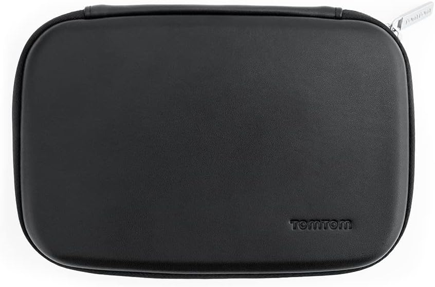 TomTom Sat Nav Premium Leather Carry Case for 7' inch Sat Navs (e.g. GO Navigator, GO Camper Max 2, Expert Plus)