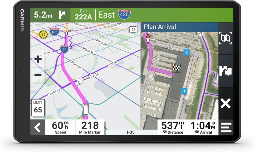 Garmin dēzl LGV1010, 10" Display HGV Truck GPS, Custom Truck Routing, Birdseye Direct Satellite Imagery, EU Maps, Live Traffic