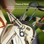 Belkin AirTag Case with Carabiner, Secure Holder Protective Cover for Air Tag with Scratch Resistance Accessory - (Black) - Image 4