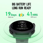 COROS PACE 4 Ultralight Sport GPS Watch,1.2" AMOLED Touchscreen Running Watch,19 days of daily use,Voice Features,Advanced Training Tools,Accurate GPS,Heart Rate Monitor, Navigation(Silicone, Black) - Image 4