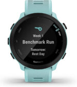 Garmin [Renewed] Forerunner 55 GPS 42mm Running Smartwatch, Easy to use, Lightweight, Training Guidance, Safety & Tracking Features, Aqua (Renewed) - Image 10