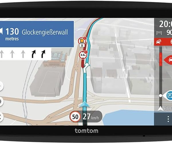 TomTom Truck Sat Nav GO Professional 2nd generation (5" Capacitive Touchscreen with Europe Maps and Real-Time Traffic Information, Designed for Truck, Lorry, Coach, Bus and Large Vehicles)