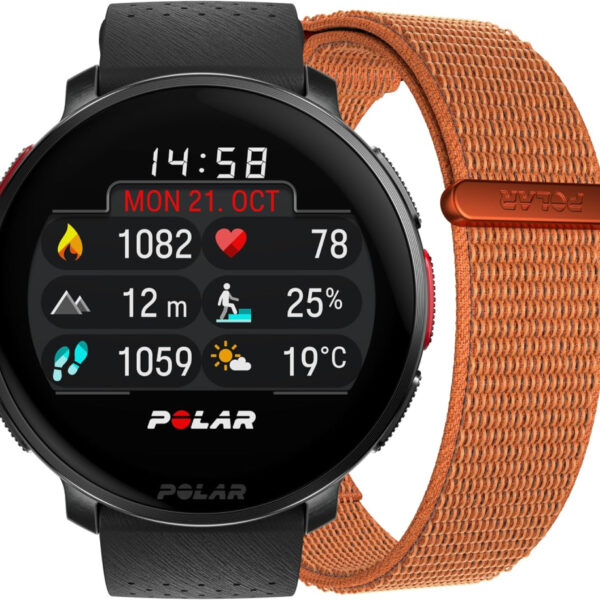 Polar Vantage V3 – GPS Multisport Watch with Advanced Heart Rate Monitoring, Extended Battery Life, Offline Maps, and Navigation for Running & Triathlon