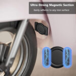 GPS Tracker for Vehicles, Portable Car Tracker Compatible with All Mobile Device, Global Car Hidden Locator With Magnetic silicone Case, No Need Monthly Fee/Subscription/SIM Card, 7 day Track Playback - Image 3