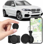 GPS Tracker for Vehicles, Portable Car Tracker Compatible with All Mobile Device, Global Car Hidden Locator With Magnetic silicone Case, No Need Monthly Fee/Subscription/SIM Card, 7 day Track Playback