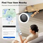 Android Tracker Tag compatible with Google Find My (Find Hub), Smart Tag replaceable battery (Android Only), IP68 Waterproof, Item Finders for wallets, bikes, keys, luggage, and backpacks (1 pack) - Image 3