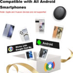 Android Tracker Tag compatible with Google Find My (Find Hub), Smart Tag replaceable battery (Android Only), IP68 Waterproof, Item Finders for wallets, bikes, keys, luggage, and backpacks (1 pack) - Image 5