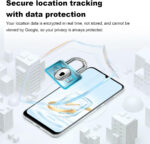 Android Tracker Tag compatible with Google Find My (Find Hub), Smart Tag replaceable battery (Android Only), IP68 Waterproof, Item Finders for wallets, bikes, keys, luggage, and backpacks (1 pack) - Image 8