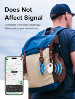 Samsung Galaxy SmartTag 2 4 Piece Soft Silicone Case Cover with Keychain for Samsung Galaxy SmartTag 2 - Anti-S - Image 6