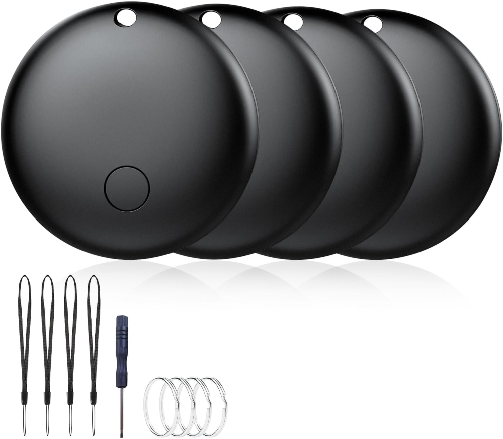 iXTRA Tracker Tag Bluetooth Tracker 4 Pack, Smart Tag Item Finders Works with Apple Find My App (iOS 14.6 Above), Waterproof Keys Finder & Item Locator Worldwide Tracking for Bag,Luggage,Pet