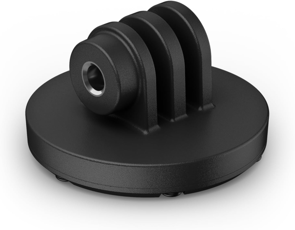 Garmin Varia Vue Friction flange to quarter turn adapter, Original accessory, Black
