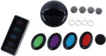 Key Finder, Wireless Item Tracker, 4 Receivers, 1 Remote, Up to 30M Range, RF Technology, Plastic Material, Item Finder, Smartphone Compatible