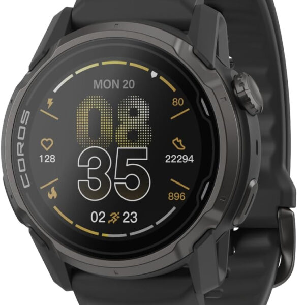 COROS APEX 4 (42mm) GPS Watch 1.2" MIP Touchscreen, Global maps with Turn-by-Turn Navigation, 34 Days Battery Life, Voice Pins, and hands-free calls, for Running, Skiing, and Climbing(Black, 42mm)