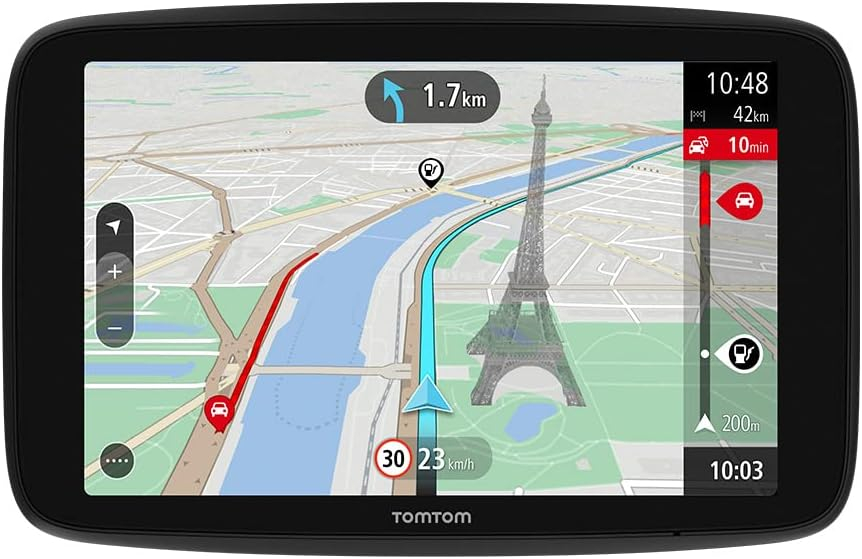 TomTom Car Sat Nav GO Navigator (6 inch, real-time traffic information and Speed Cam Alert Trial, World Maps, Updates via WiFi)