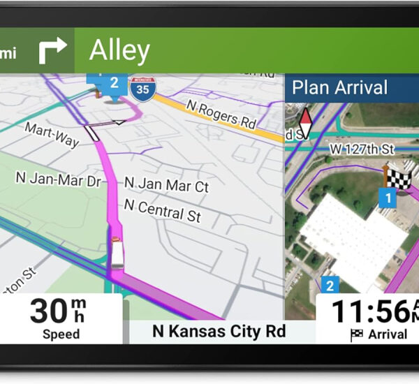 Garmin dēzlCam LGV 710, HGV Truck GPS Sat Nav, 7" display, Built in Dash Cam, Custom Routing, Forward Collision/Lane Departure warning, Birdseye Direct Satellite Imagery, Video storage, Live Traffic
