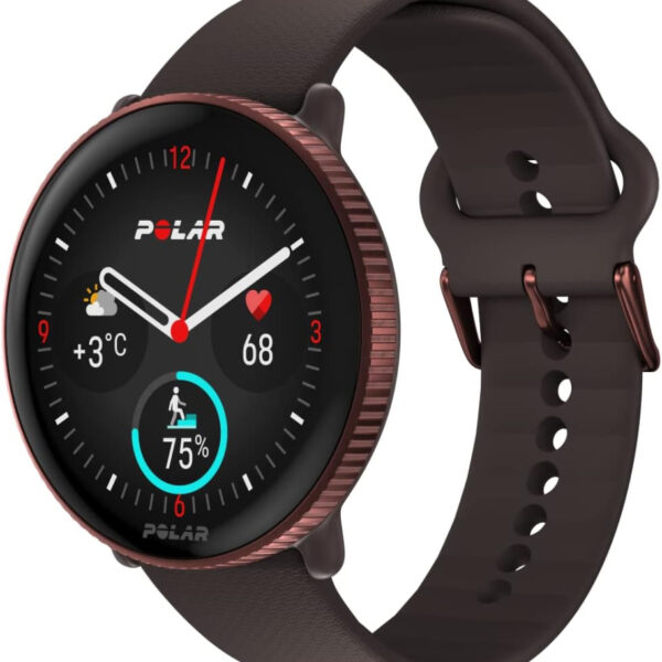 Polar Fitnesswatch with GPS, Bluetooth, Brown Copper, S-L