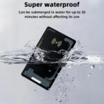 Wallet Tracker Card Android IP68 Waterproof Tracker Card Android Compatible with Find Hub App(Android Only) Wallet Tracker Android Rechargeable Slim Card Tracker for Wallet Suitcases, 1 Pack - Image 8