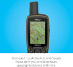 Garmin GPSMAP 65, Rugged Battery Operated Handheld, ABC Sensors, Expanded Satellite Support, Multi-Band Technology, Multi-GNSS Technology, Pre Loaded Maps (TopoActive Europe), 2.6" Colour Display - Image 8