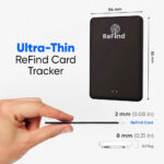 ReFind Card Tracker (Samsung Only) - Slim and Durable Smart Tag for Wallets, Bags, Suitcases and Luggage. Rechargeable Wallet Tracker Compatible with Samsung SmartThings App - Image 6
