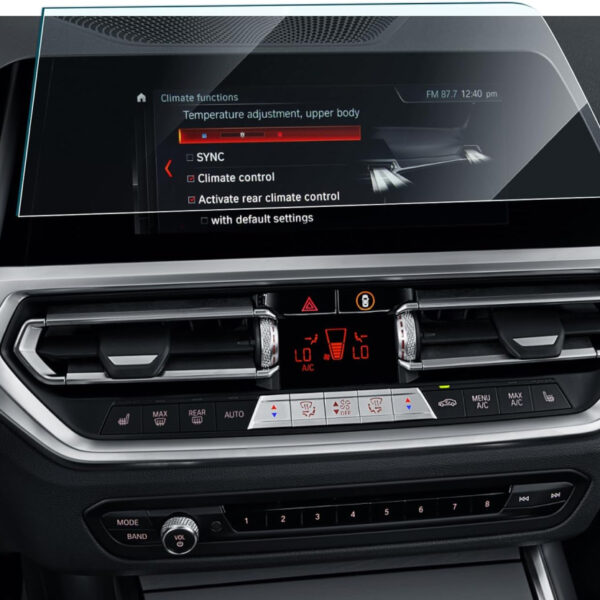 HD Series 9H Screen Protector 10.25 Inch for BMW 3 G20 G21 G28 2019-2022 BMW 3 Series Screen Protector Anti-Scratch Screen Protector