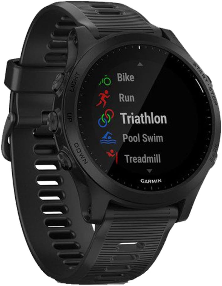 Garmin Forerunner 945, Premium GPS Running/Triathlon Smartwatch with Music, Black