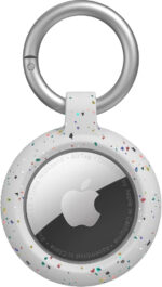 OtterBox AirTags Case for AirTag, Shockproof, Drop Proof, Ultra-Slim, Protective Soft Touch Thin Case for Apple AirTags, Includes Carabiner, Shower