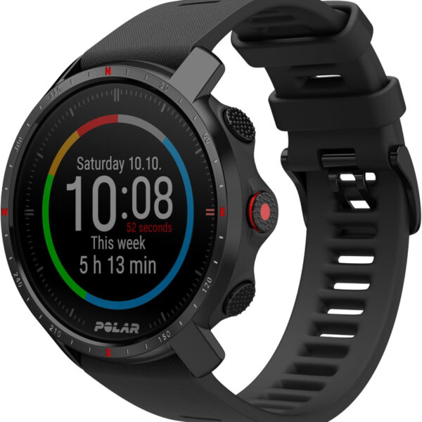 Polar Grit X Pro - GPS Multisport Smartwatch - Military Durability, Sapphire Glass, Wrist-based Heart Rate, Long Battery Life, Navigation - Best for Outdoor Sports, Trail Running, Hiking