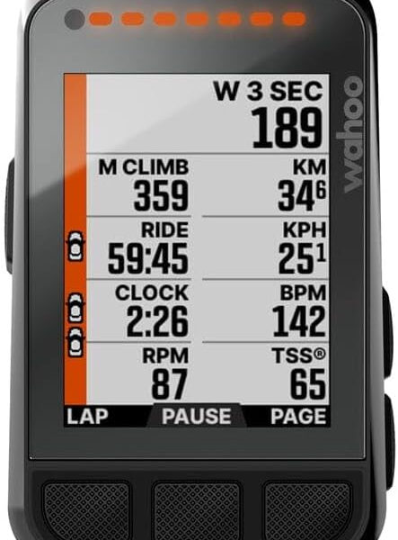 Wahoo Fitness ELEMNT BOLT V2 GPS Cycling/Bike Computer,Black