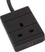 Pro Elec PEL00517 1m 13 A 1 Way Gang Single Socket Power Mains Extension Lead Cable - Black - Image 7