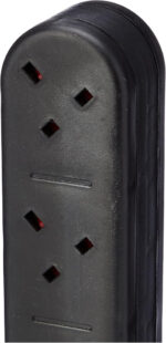 Pro Elec EXTENSION TOWER 10-GANG + NEON, BLACK - Image 3