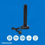 Pro Elec EXTENSION TOWER 10-GANG + NEON, BLACK - Image 9