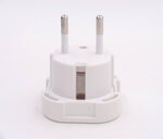 Q4U 9825 Travel Adaptor White UK to EU Europe European Plug Adapter UK to EU, UK 3 Pin to Plug pack of 6 - Image 4