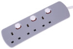 PRO ELEC PELB1761 3 Gang Extension Lead Individually Switched, 90 cm - Image 5