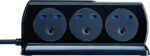 Masterplug Six Socket Switched Inline Power Surge Protected Extension Lead with Two USB Charging Ports, 2 Metres, Gloss Black - Image 5