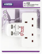 STATUS 2 Way Socket | 2 USB Port Cable Free Socket | S2W2USBCFS12 - Image 5